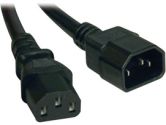 18IN PWR CORD 14AWG HVY DUTY C13 TO C14 (TRIPP-LITE: P005-18N)