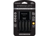 Panasonic Eneloop Pro Advanced Charger Rechargeable Battery Kit 4xAA High Capacity 2550mAh Ni-MH (Sanyo: KKJ17KHCA4A)