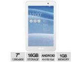 ASUS Memo Pad 7 QUAD-CORE Z3745 1.33GHZ 1GB 64GB 7" IPS 1280x800 BT Android 4.4 White Tablet (ASUS: ME176C-A1-WH)