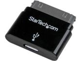 Startech.com Black Apple 30-pin Dock Connector to Micro USB Adapter with Stepped Connector (StarTech.com: USBUBADCADPB)