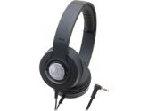 Audio-Technica ATHWS33XBK Closed Back Dynamic Over Ear Headphones (Audio-Technica: ATHWS33XBK)