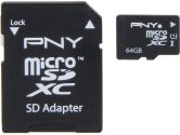 PNY Professional X 64GB MicroSDXC Flash Card (PNY Technologies, Inc.: SDUX64U1-GE)