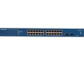 Netgear Prosafe 24 Port 10/100/1000 Managed Smart Switch Rackmountable + 2 SFP (Netgear: GS724T-400NAS)