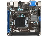 MSI H81I mITX H81 LGA1150 1PCI-E16 DVI HDMI SATA3 USB3.0 Motherboard (MSI: H81I)