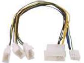 Evercool 3 PWM Fans Cables (Evercool Thermal Corp., Ltd: CB-EC-DF002)