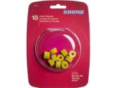 Shure Yellow Foam Sleeves for Earphones (Shure: EAYLF1-10)