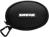 Shure Soft Zippered Nylon Oval Carrying Case for Shure Earphones - Black (Shure: EASCASE)