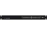 Ubiquiti Edge Switch 24-PORT Gigabit 24V/802.3AF/AT PoE 500W Switch (Ubiquiti: ES-24-500W)