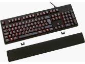 FUNC KB-460 Cherry MX Brown Switch Backlight Key Illumination Mechanical Gaming Keyboard - Black (Func: FUNC-KB-460-US-BR)