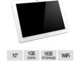 Acer Iconia A3-A20-K3BG 10.1in Touch QUAD-CORE Arm 1GB DDR3 16GB WiFi Cam BT4.0 Kitkat White (Acer: NT.L5DAA.001)