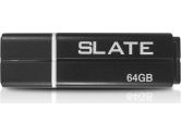 Patriot Slate USB 3.0 64GB Flash Memory Drive With Cap - Black (Patriot: PSF64GLSS3USB)