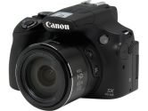 Canon PowerShot SX60 HS 9543B001 Digital Camera, 16.1 MP Wide Angle HDTV Output - Black (Canon USA: 9543B001)