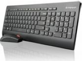 Lenovo Ultraslim Plus Wireless Keyboard And Mouse - French Canadian (DOS ID 058) 0A34045 Black RF Wireless Keyboard (Lenovo: 0A34045)