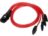 Startech Cable SAS8087S4R50 50CM SFF-8087 to 4XSATA Internal MiniSAS SATA Reverse Cable Retail (StarTech.com: SAS8087S4R50)