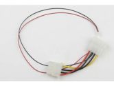 Supermicro Big 4 Pin to 2 Pin Satadom Power CABLE 31/6CM 18/28AWG HF Cable (SuperMicro: CBL-CDAT-0597)