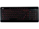 ADESSO SlimTouch 120 - 3-Color Illuminated Compact Multimedia Keyboard AKB-120EB Keyboard (Adesso: AKB-120EB)