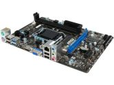 MSI H81-E33 mATX LGA1150 H81 DDR3 1PCI-E16 1PCI-E1 SATA3 USB3.0 HDMI VGA Motherboard (MSI: H81M-E33)