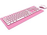 Azio HUE Wireless Keyboard & Mouse - Pink (AZIO Corporation: KM507-PN)