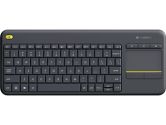 Logitech K400+ Wireless Touch French Keyboard With TouchPad for WIN/ANDROID/CHROME OS - Black (Logitech: 920-007121)
