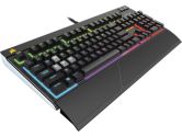 Corsair Gaming Strafe RGB Mechanical Gaming Keyboard - Backlit Multicolor LED / Cherry MX Red (Corsair: CH-9000227-NA)