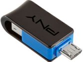 PNY DUO-LINK OTG 16GB USB Flash Drive for Android (PNY Technologies Inc: P-FDI16GOTGSWB-GE)