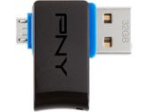 PNY DUO-LINK OTG 32GB USB Flash Drive for Android (PNY Technologies Inc: P-FDI32GOTGSWB-GE)