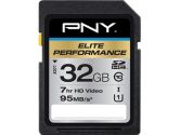 PNY Elite Performance SDHC CLASS10 32GB UHS-I  U1 95MBS Read Flash Drive (PNY Technologies Inc: P-SDH32U195-GE)