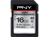 PNY High Performance 16GB SDHC Class 10 UHS-I/U1 65 Mbs Read Flash Drive (PNY Technologies Inc: P-SDH16GU165G-GE)