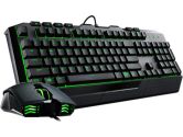 Cooler Master Devastator 2 Cherry Stem Keyboard and Mouse Gaming Combo With Green Back Light (COOLERMASTER: SGB-3032-KKMF1-US)