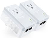 TP-LINK TL-PA4020P Kit AV500 2-PORT Powerline Adapter With AC Pass Starter KIT  500MBPS Powerline (TP Link: TL-PA4020P KIT)