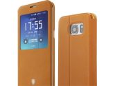 Baseus LTSAS7EDGE-SM08 Terse Leather Case For SAMSUNG GALAXY S7 EDGE Highland brown (Baseus: LTSAS7EDGE-SM08)