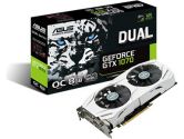 ASUS GeForce GTX 1070 OC DUAL-FAN 8GB GDDR5 1582/1771 MHz HDMI VR Ready G-SYNC SLI Video Card (ASUS: DUAL-GTX1070-O8G)