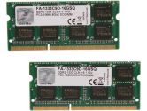 G.SKILL Apple 16GB DDR3-1333 CL9-9-9-24 1.5V 204PIN SODIMM Memory for iMac MacBook Pro (G.Skill: FA-1333C9D-16GSQ)