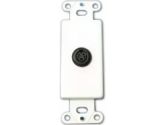 Cables Unlimited To Go S-Video Wall Plate Insert White (Cables to Go: 37056)