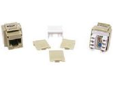 Cables To Go Cat5e Ivory Keystone Jack (CABLES TO GO: 03790)