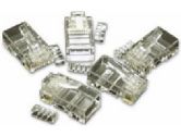 Cables To Go - 10-Pack of RJ-45 CAT5e Modular Plugs For Round Solid Cable (CABLES TO GO: 27572)