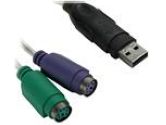 SABRENT USB to PS/2 (Dual PS/2) Converter Adapter Cable (Sabrent: SBT-PS2U)