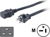 APC (American Power Conversion)  PWR CORD IEC 320 C19 TO NEMA 5-20P 8 FT (APC: AP9873)