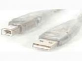 StarTech 15 ft. Transparent USB 2.0 Cable A-B M/M (StarTech.com: USB2HAB15T)