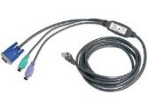 Avocent PS/2 Cat5 Integrated Cable For AutoView KVM Switch 7ft (Avocent: PS2IAC-7)