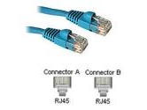 Cables To Go 7ft 350MHz CAT5e Patch Cable 4PR Molded Snagless Blue (Cables to Go: 15193)