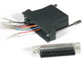 Cables To Go ADAPTER RJ45/DB25F MODULAR BLACK (CABLES TO GO: 02929)