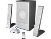 Altec Lansing FX6021 2.1 Brushed Aluminum Speaker Set 75W RMS W/ Remote (ALTEC LANSING: FX6021)