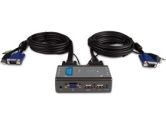 D-Link KVM-221 2-Port USB KVM Switch with Audio Support