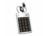 Adesso 19-KEY USB NUMERIC KEYPAD W/000 AND BACKSPACE KEY SILVER (ADESSO: AKP-150)